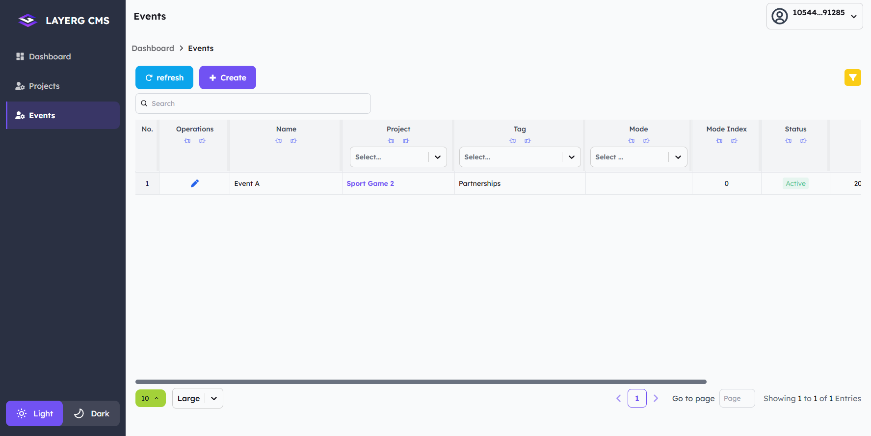 Create Project