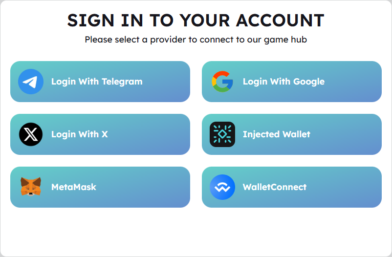 LayerG CMS Login Provider